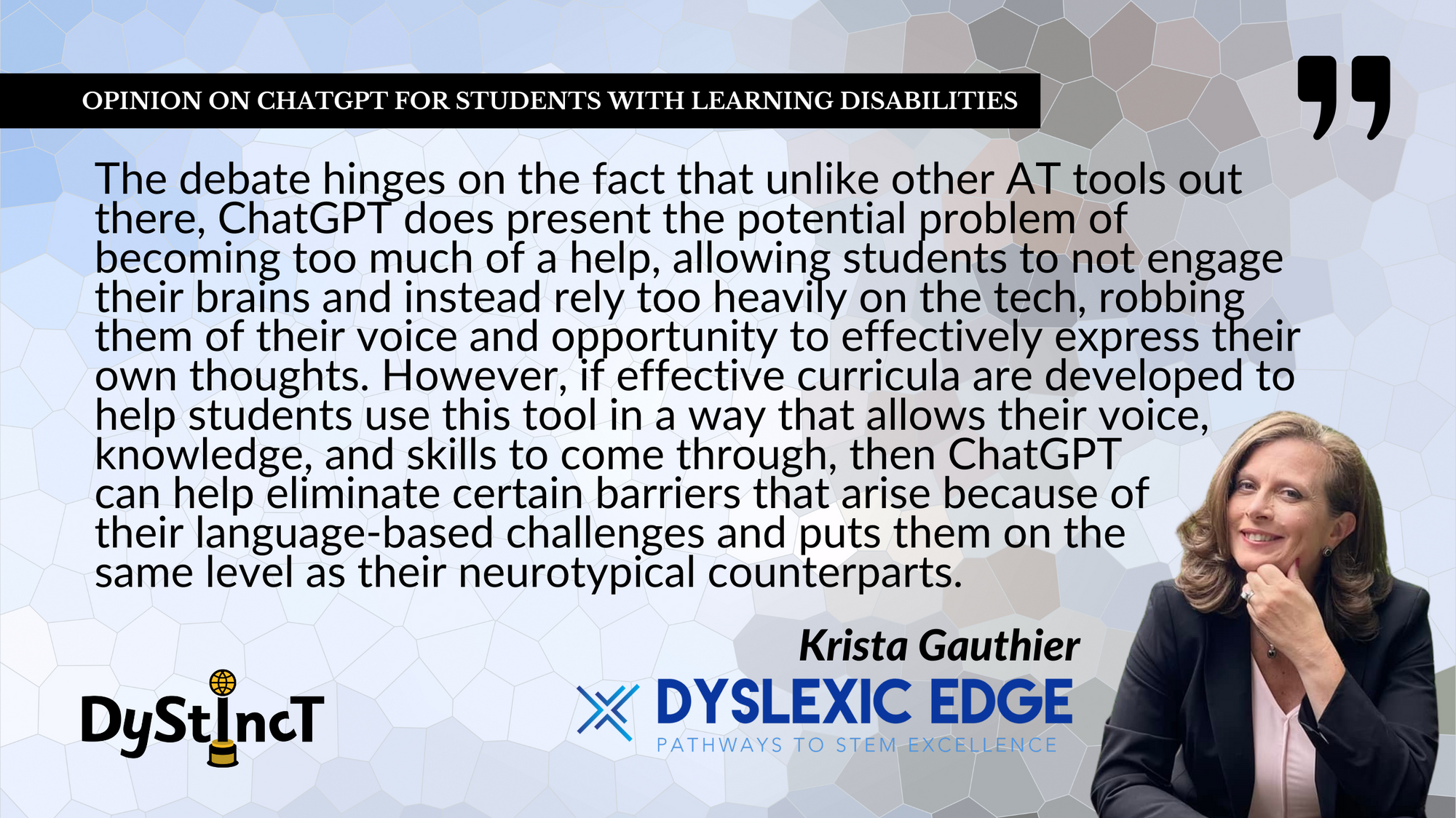 ChatGPT for students with Dyslexia? Expert Opinion: Examining the