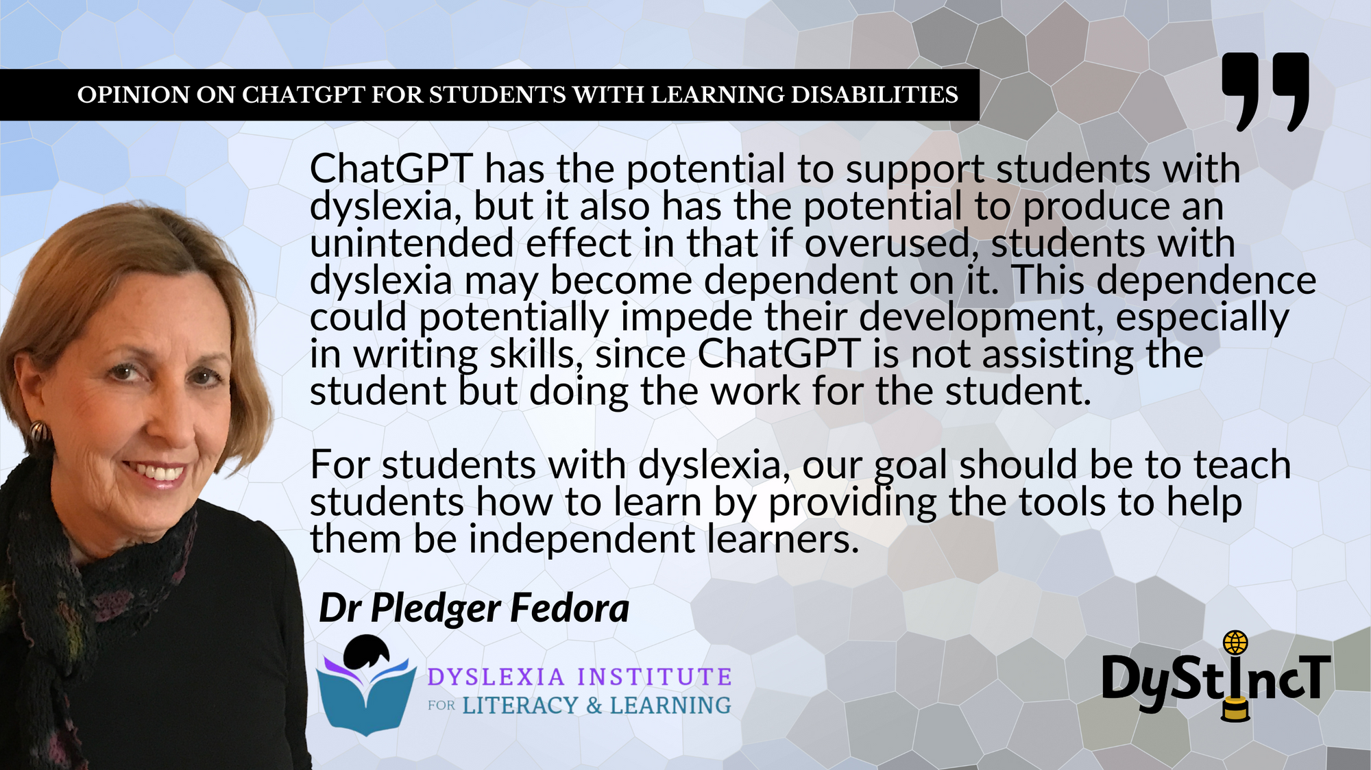 ChatGPT for students with Dyslexia? Expert Opinion: Examining the