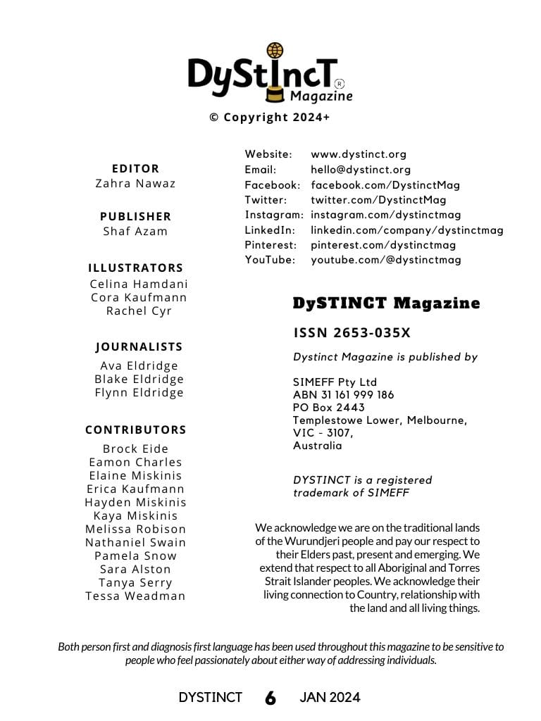 Issue 19: January 2024 Dystinct Magazine