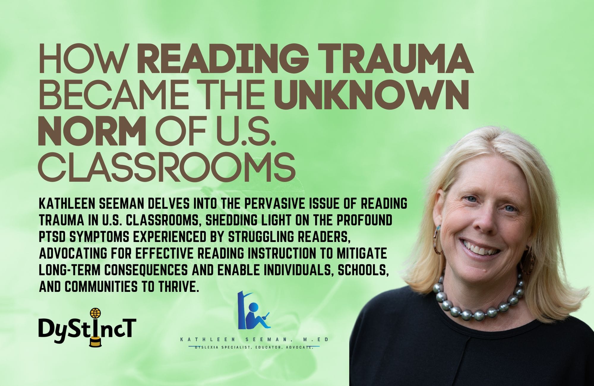 Issue 20: How Reading Trauma Became the Unknown Norm of U.S. Classrooms | Kathleen Seeman